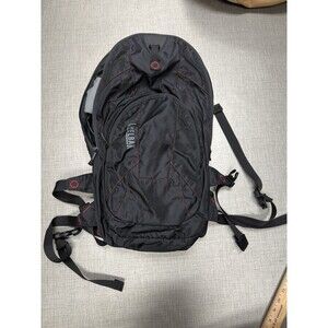 Camelbak Hydration Pack Backpack w/‎ Bladder Black Red Hiking Cycling Hunting